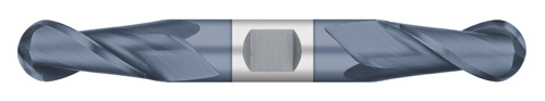 Shars 7/8" HSS 2 Flute Double End Ball Nose End Mill - 404-5989