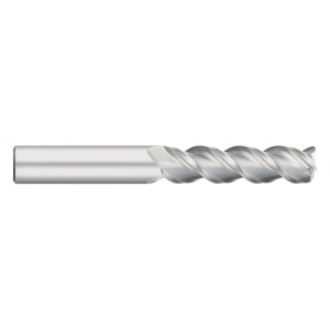 3 Flute Single End Long | 45 Degree for Aluminum with Radius