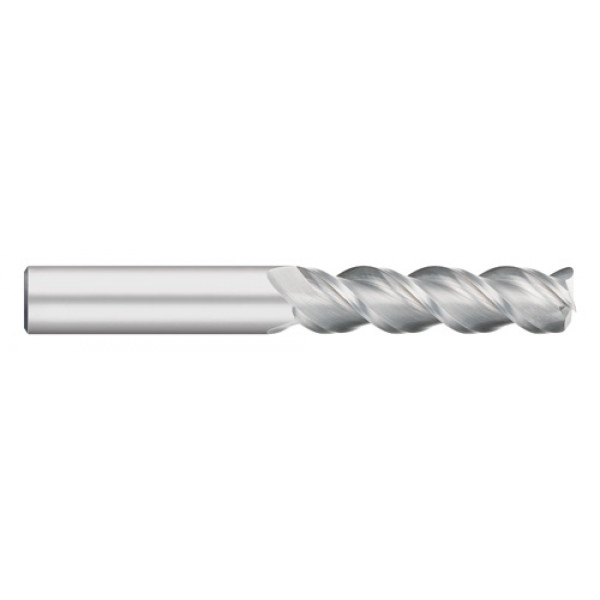 3 Flute Single End Long | 45 Degree for Aluminum with Radius